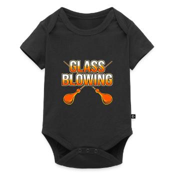 Glassblowing Glass - Baby Premium short-sleeve bodysuit - black - Front