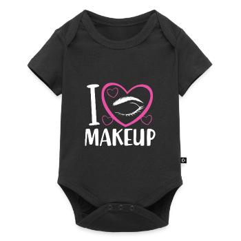 Make-up Cosmetics Beautician Microblading - Baby Premium short-sleeve bodysuit - black - Front