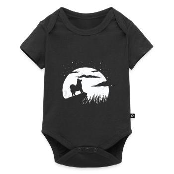 Alaskan Malamute Dog - Baby Premium short-sleeve bodysuit - black - Front