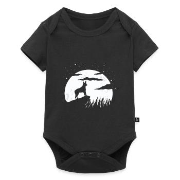 Australian Stumpy Tail Cattle Dog - Baby Premium Kurzarmbody - Schwarz - Vorne