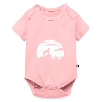 Beauceron Dog - Baby Premium short-sleeve bodysuit - rose - Front