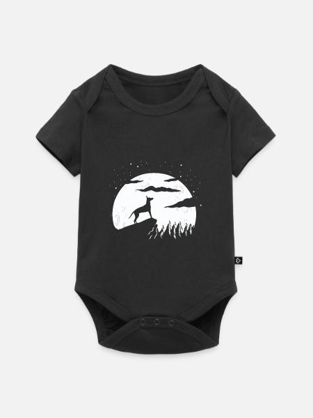 Cirneco dell Etna - Baby Premium Kurzarmbody - Schwarz