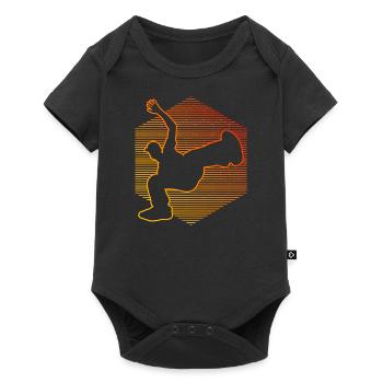 Women's Men's Bboy Hiphop Breakdance Hip Hop - Baby Premium short-sleeve bodysuit - black - Front