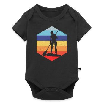 Standup Paddle Paddle Hommes - Body à manches courtes Premium Bébé - noir - Devant