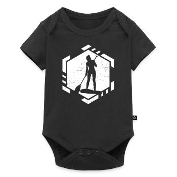 Standup Paddling Men Stand up Paddling Board - Baby Premium short-sleeve bodysuit - black - Front