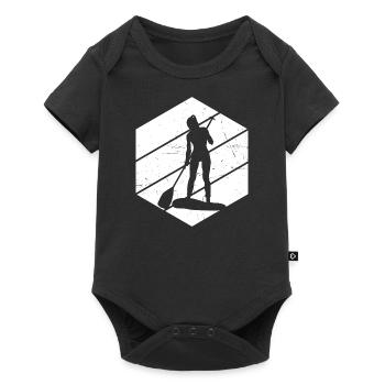 Stand up Paddle Board Pour Femmes Standup Paddleboard - Body à manches courtes Premium Bébé - noir - Devant