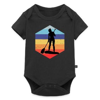 Stand up Paddle Board Femmes Standup Paddle - Body à manches courtes Premium Bébé - noir - Devant