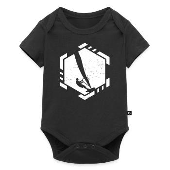 Surfing Surfer Windsurfing Windsurfer Men - Baby Premium short-sleeve bodysuit - black - Front