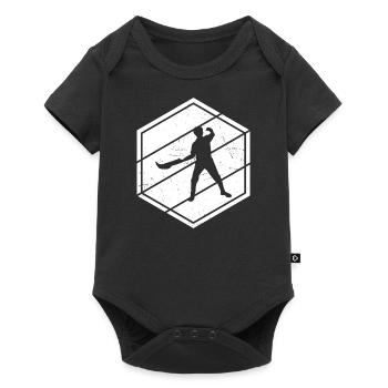 Basque Pelota Pelota vasca Herren Pelota Damen - Baby Premium Kurzarmbody - Schwarz - Vorne