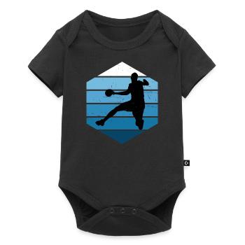 Handball Handball Players Men Handball Games - Baby Premium short-sleeve bodysuit - black - Front