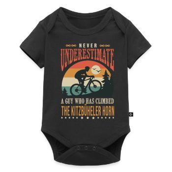 ein Typ, der das Kitzbüheler Horn bestiegen hat - Baby Premium Kurzarmbody - Schwarz - Vorne