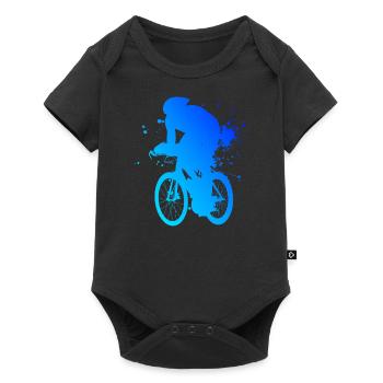 Vélo de route vélo de route pour hommes vélo de route pour femmes - Body à manches courtes Premium Bébé - noir - Devant