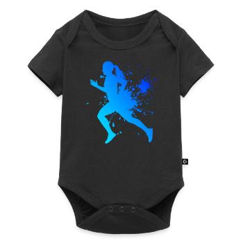 Joggen Running Jogging Cross Country Running - Body à manches courtes Premium Bébé - noir - Devant