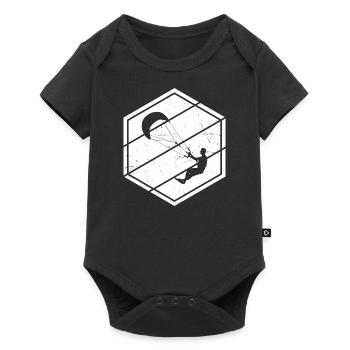 Kitesurf Kiting Femmes Kitesurfing Kitesurfer - Body à manches courtes Premium Bébé - noir - Devant