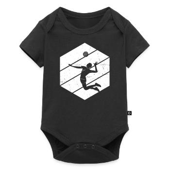 Beach Volley Volleyballspielen Volleyball - Baby Premium short-sleeve bodysuit - black - Front