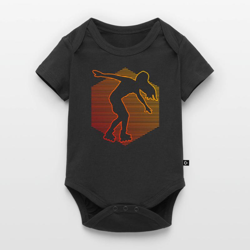 Roller Skate Women's Roller Skates Roller Skating Baby Premium short-sleeve bodysuit