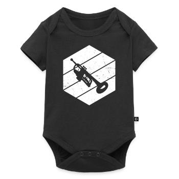 Trumpeter Men's Trumpets Players Trumpet Games - Baby Premium short-sleeve bodysuit - black - Front