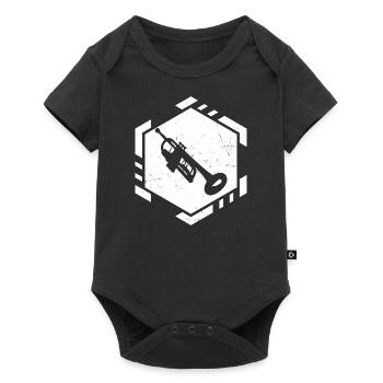 Trumpet Playing Men Trumpet Women TrumpetSp - Baby Premium short-sleeve bodysuit - black - Front