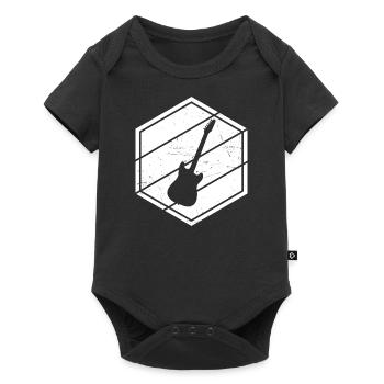 Guitare Guitariste Guitare Hommes Femmes Guitare Joue - Body à manches courtes Premium Bébé - noir - Devant
