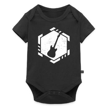 Guitariste Homme Guitare Guitare Femmes GuitareArris - Body à manches courtes Premium Bébé - noir - Devant