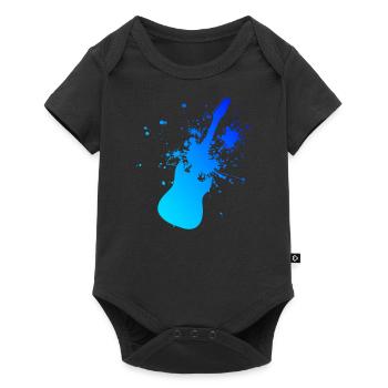 Guitariste Guitare Guitare Dames Hommes Guitare Joue - Body à manches courtes Premium Bébé - noir - Devant
