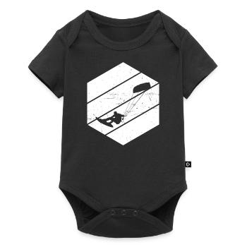 Kitesurf Homme Kite Kite Femmes Kitesurfer - Body à manches courtes Premium Bébé - noir - Devant