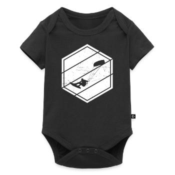 Men's Kitesurfing Kite Kite Women Kitesurfer - Baby Premium short-sleeve bodysuit - black - Front