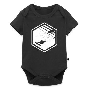 Kite Kitesurf Kitesurfer Kitesurf femmes - Body à manches courtes Premium Bébé - noir - Devant