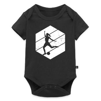 Football players Women's football Football matches - Baby Premium short-sleeve bodysuit - black - Front