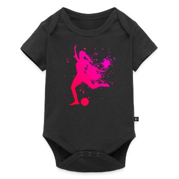 Football players Football matches Footballers - Baby Premium short-sleeve bodysuit - black - Front