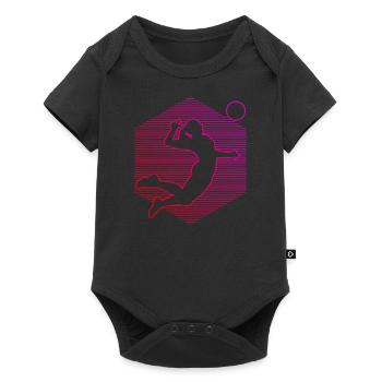 Women's Volleyball Men's Volleyball Player - Baby Premium short-sleeve bodysuit - black - Front