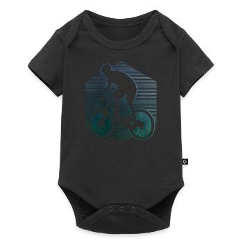 Cycling MTB Women Cycling Cycling Mountain Bike - Baby Premium short-sleeve bodysuit - black - Front