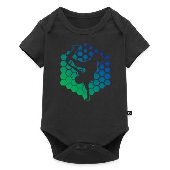 Skateboarder Homme Skateboarder Skateboard Skater - Body à manches courtes Premium Bébé - noir - Devant