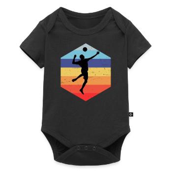 Fistball Volleyball féminin Fistball Fistball Jeu de Fistball - Body à manches courtes Premium Bébé - noir - Devant