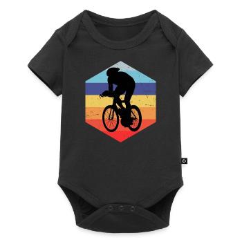 Men's Road Bike Road Bike Road Bike - Baby Premium short-sleeve bodysuit - black - Front