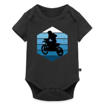 Freestyle Motocross Women Supermoto Dirtbike - Baby Premium short-sleeve bodysuit - black - Front