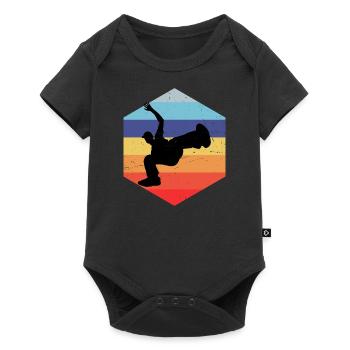 Bboy Breakdance Women Hiphop Men Hip Hop - Baby Premium short-sleeve bodysuit - black - Front