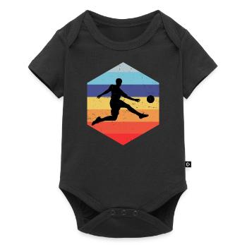 Football Football Jeu de football Football Hommes - Body à manches courtes Premium Bébé - noir - Devant