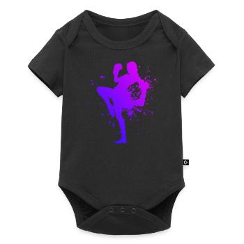 Kickboxer Kickboxing Kickboxing Men Women - Baby Premium short-sleeve bodysuit - black - Front
