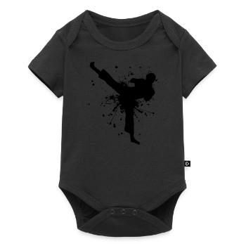 Boxe féminine Kickboxing masculin Kickboxing masculin - Body à manches courtes Premium Bébé - noir - Devant