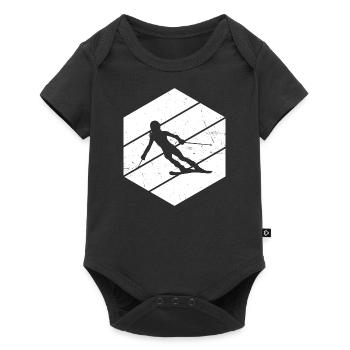 Skiers Stunt Skiers Men's Freestyle Skiers - Baby Premium short-sleeve bodysuit - black - Front