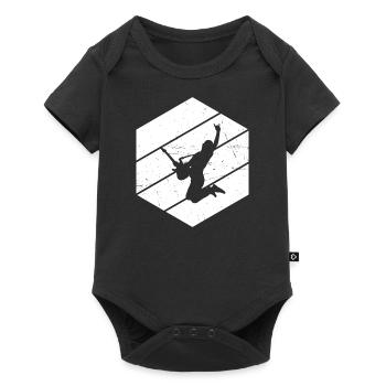 Gitarre electronic guitar Egitarre Damen - Baby Premium Kurzarmbody - Schwarz - Vorne