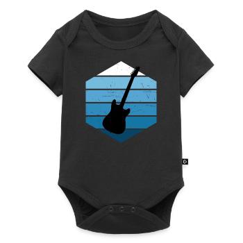 Guitariste Guitariste Femmes Guitare Electrique - Body à manches courtes Premium Bébé - noir - Devant