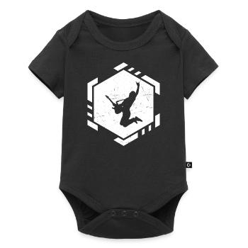 acoustic guitar guitar classical guitar - Baby Premium short-sleeve bodysuit - black - Front