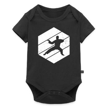Kung Fu Kungfu Wushu Men's Martial Arts - Baby Premium short-sleeve bodysuit - black - Front