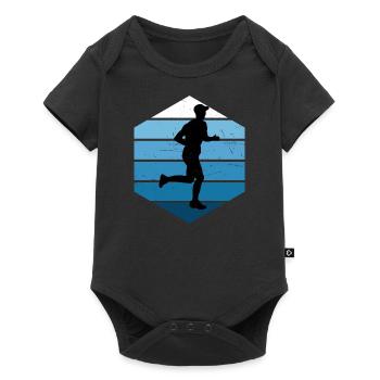 Running Cross Country Running Running Jogging - Baby Premium short-sleeve bodysuit - black - Front