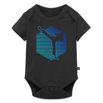 Kickboxing Kickboxer Women Men Kickboxing - Baby Premium short-sleeve bodysuit - black - Front