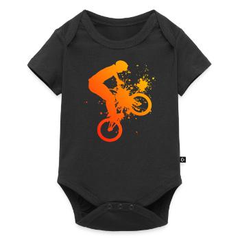 Bike Women BMX BMX Bike Cycling BMX Boys - Baby Premium short-sleeve bodysuit - black - Front