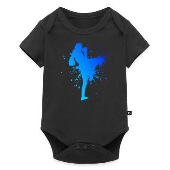 Thai Boxing Muay Thai Thai Boxing Thai Boxer Women - Baby Premium short-sleeve bodysuit - black - Front