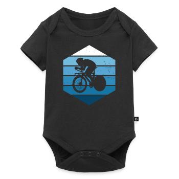 Vélo de route Femme Cyclisme de route Cycliste de route - Body à manches courtes Premium Bébé - noir - Devant